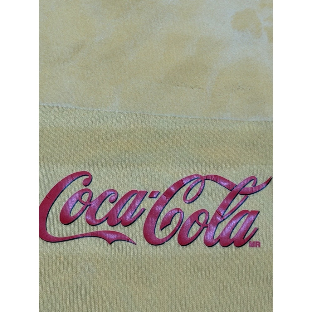 Nike Club America Soccer Training Sweatshirt Mens Large Coca Cola Corona Yellow - Picture 8 of 16